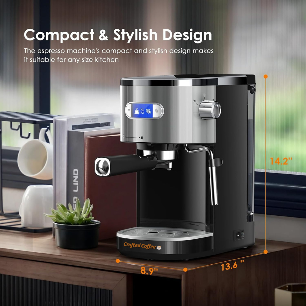 Espresso Machine with Milk Frother™