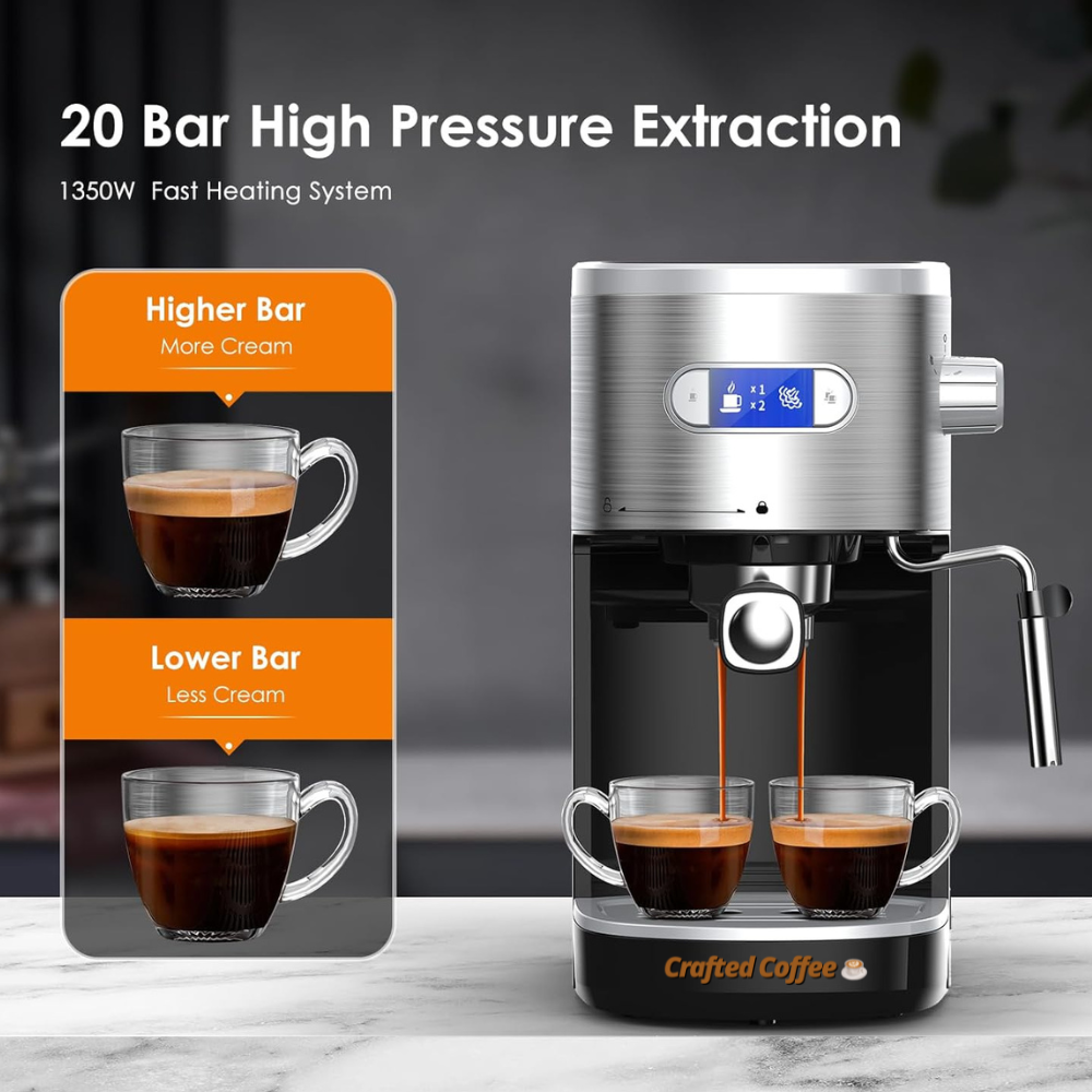 Espresso Machine with Milk Frother™