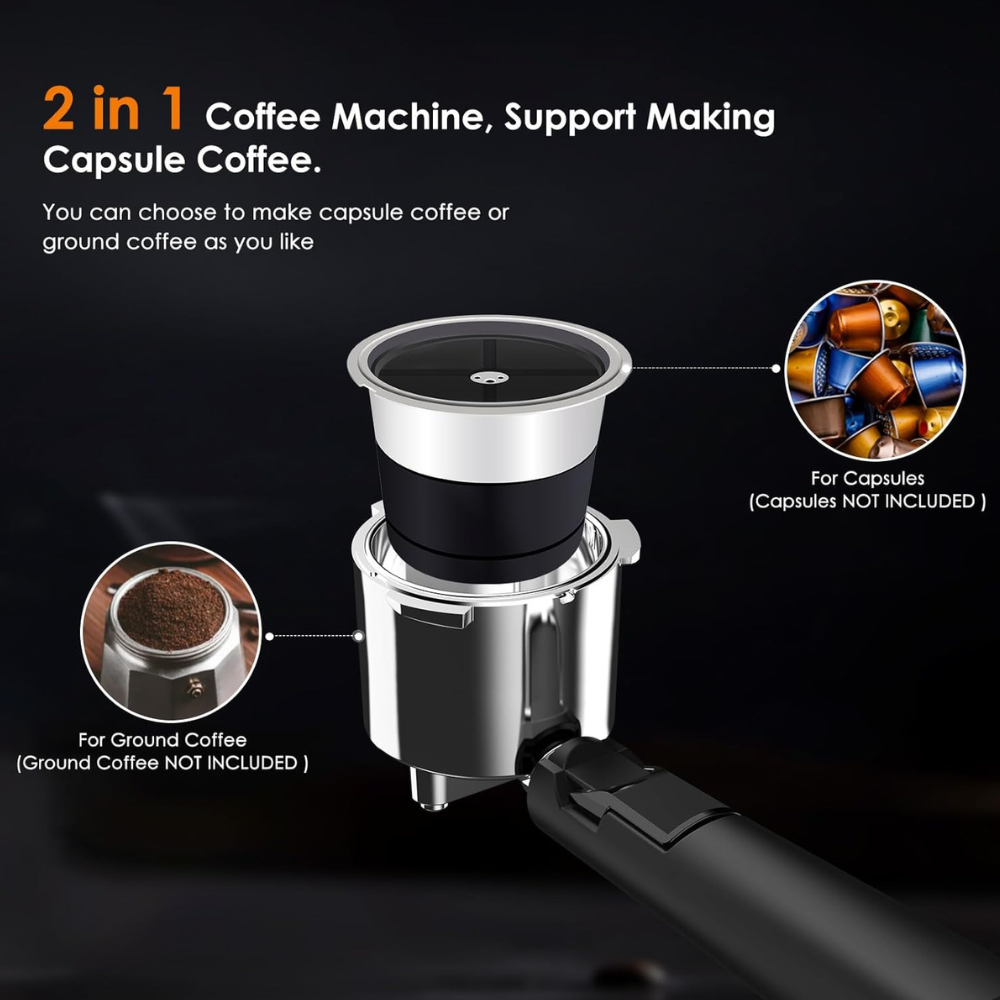 Espresso Machine with Milk Frother™